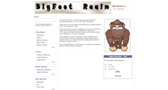 Desktop Screenshot of bigfootrealm.com